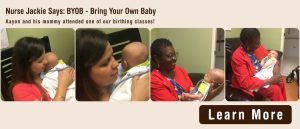 Newborn baby care class