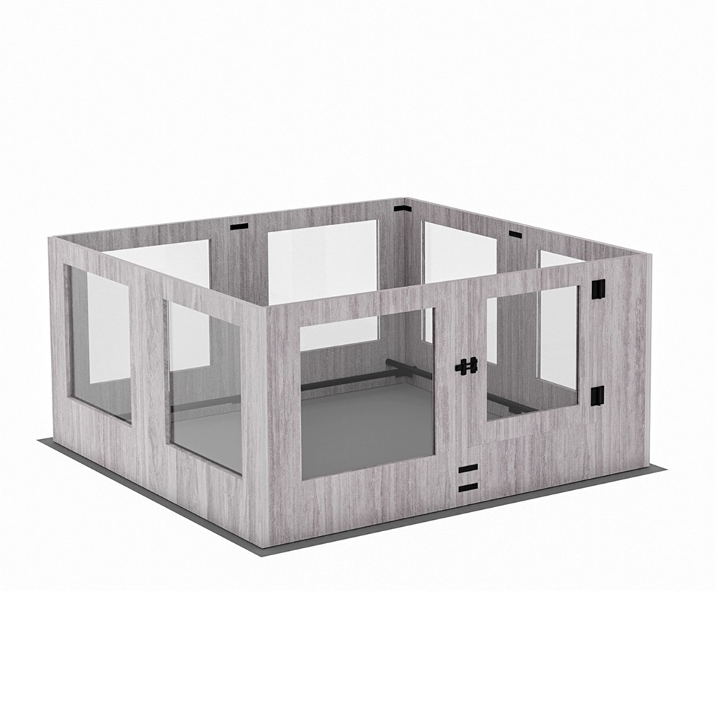 24” T Dog Cat Pen/ Whelping Box Fence Transparent Playpen Indoor Dog House