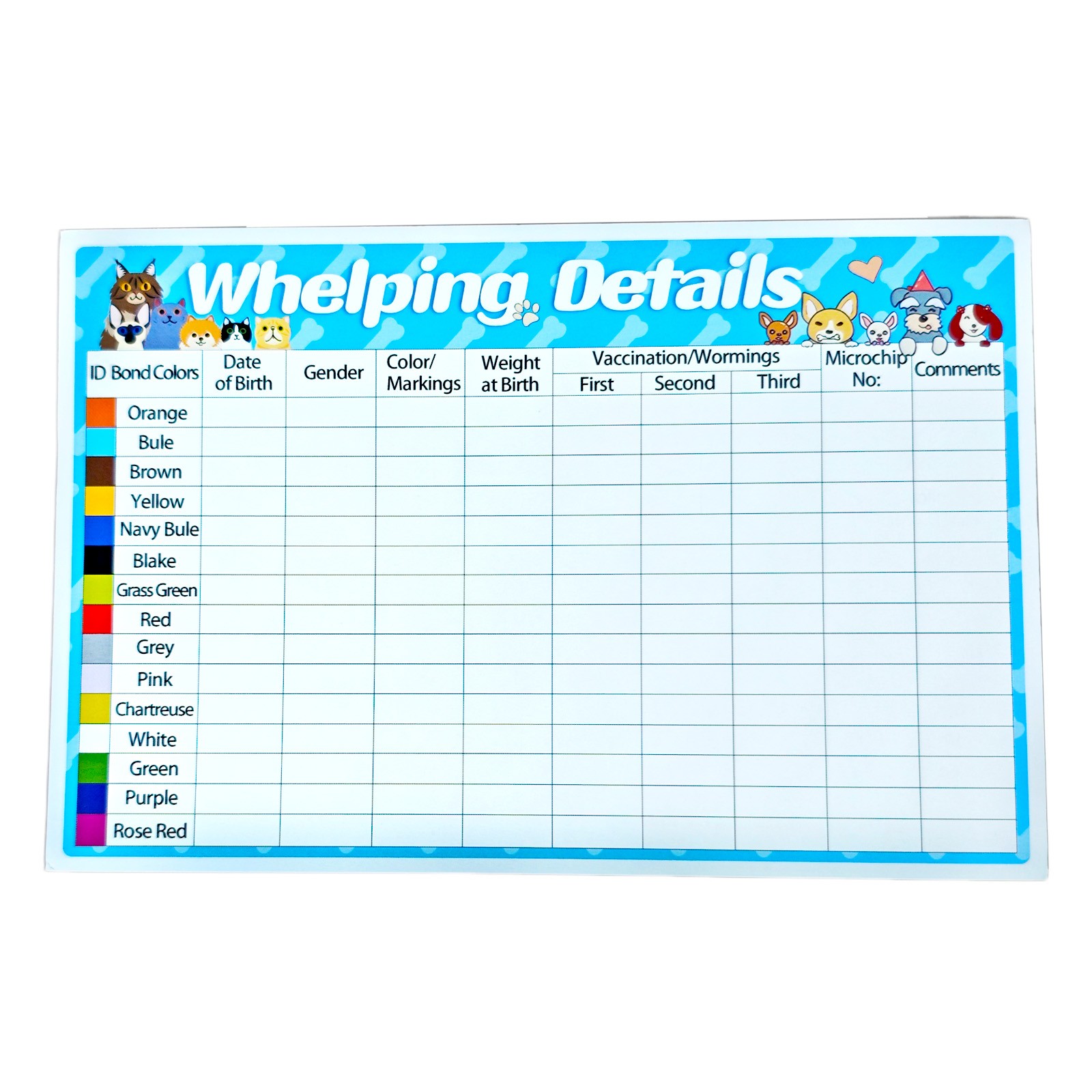48 Pcs Professional Pet Whelping Supplies Starter Kit for Birth for Dogs & Cats
