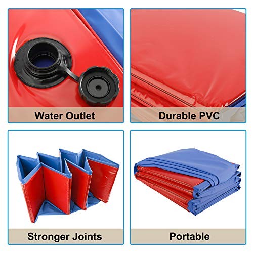 Whelping Pen for Dogs,Whelping Box for Dogs 63inch Dia.x12inch H(160x30cm) Red