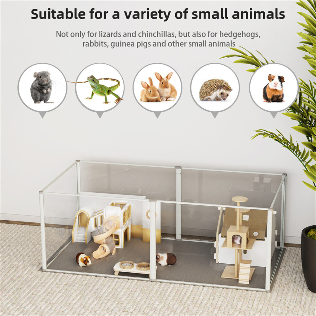 XXL Large Sleek Acrylic Dog Whelping Pen Box Safest Pet Enclosure Fertility Cage