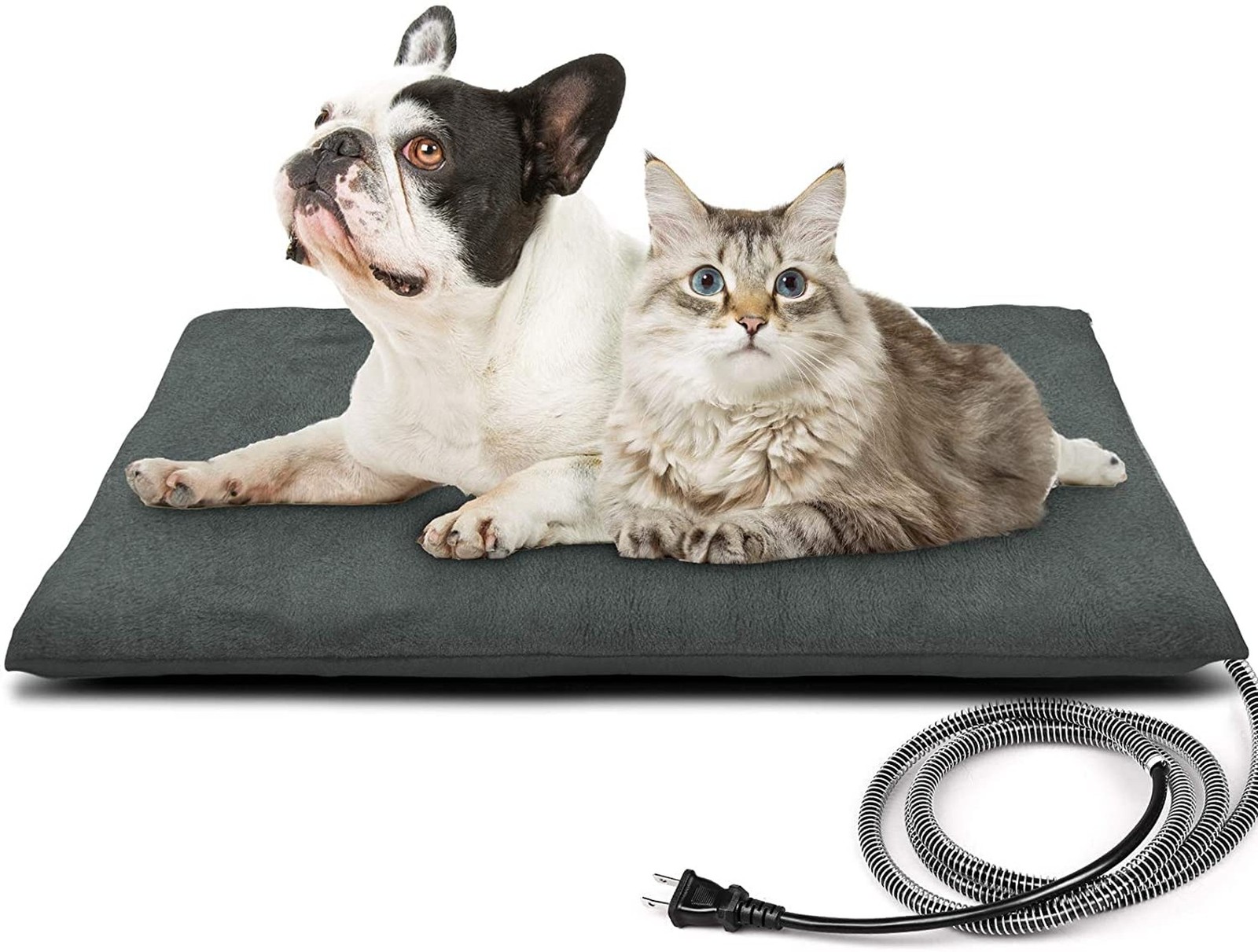 PETNF Outdoor Heated Pet Bed with Waterproof Cover,Pet Heating Pads for Dog,S…