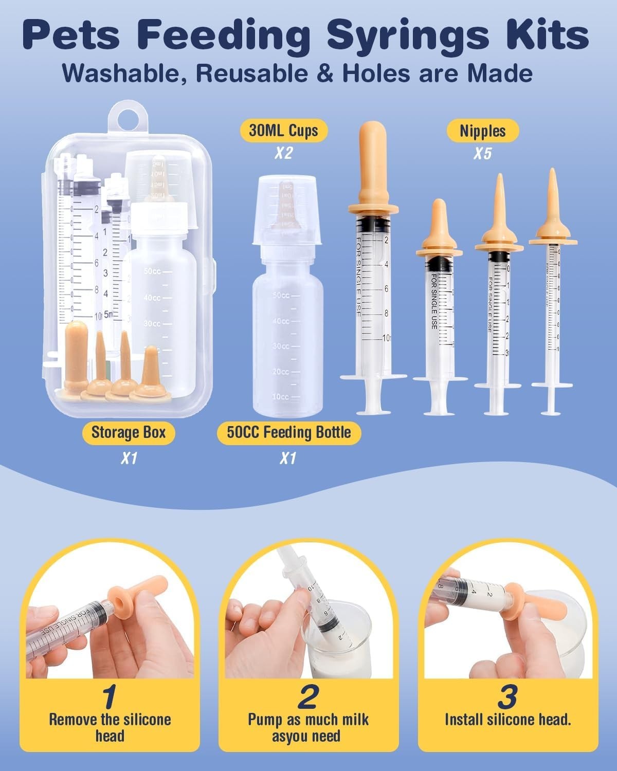 Complete 52-Piece Puppy Whelping Kit with Health Monitoring Tools for Breeders