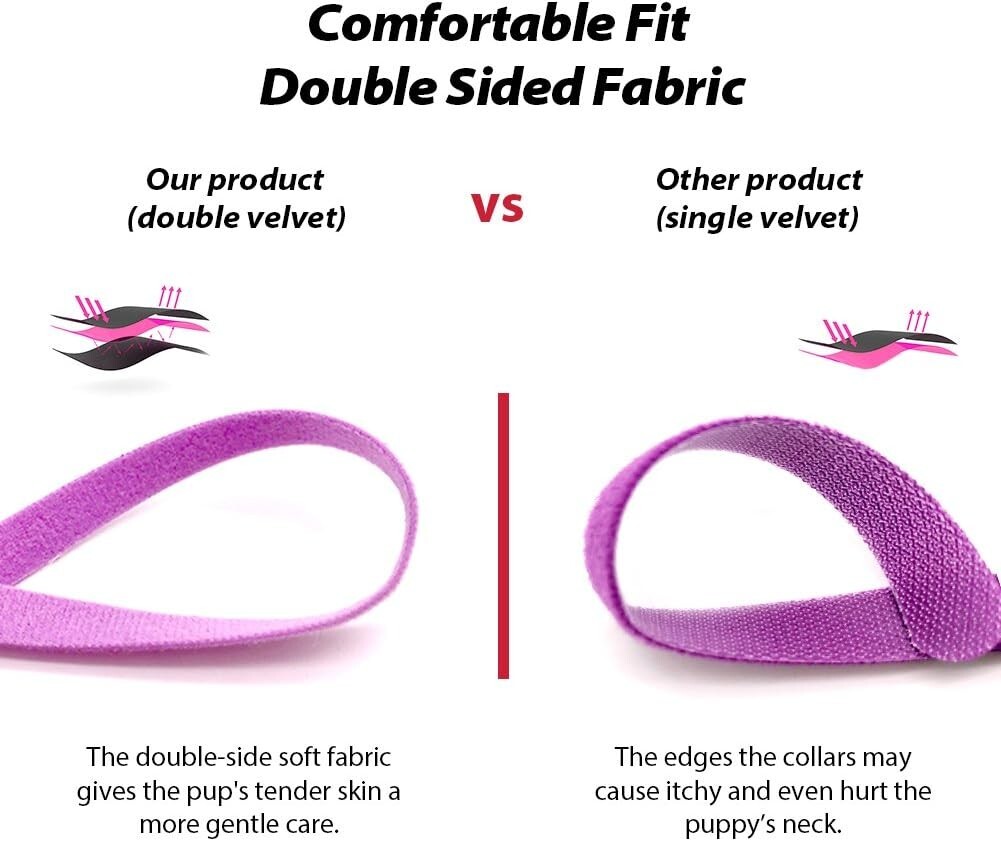 Adjustable Puppy Whelping Collars – 30 Soft ID Bands for Puppies and Kittens