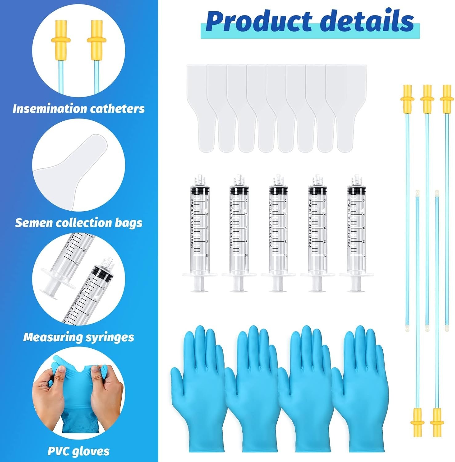 15 Set AI Artificial Insemination Dog Breeding Kit Canine Breeding Kit Dog Semen
