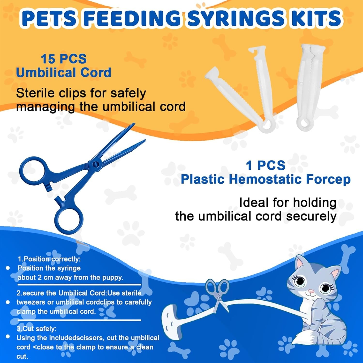 52pcs Puppy Whelping Supplies, Whelping kit, Puppies Birth, Kitten Dog Supplies,