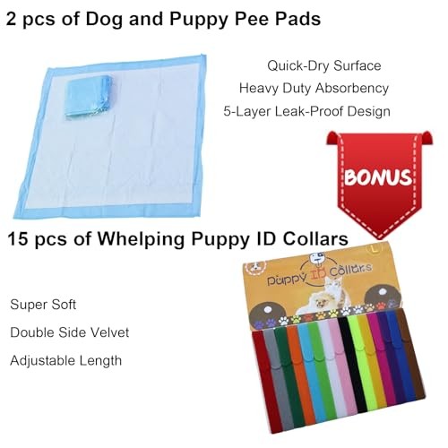 Dog Whelping Box,Dog Whelping Box Pool,Whelping Box for 47″ Dia.x12″ H Red