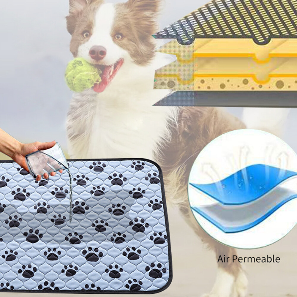 Washable Pet Pads Reusable Puppy Pee Wee Training Pads Scratch-Proof Non-Slip