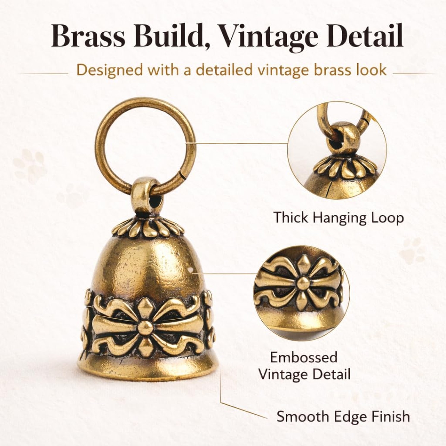 kcrygogo Copper Collar Bell for Small Pet, 0.7 inch Bell for Cats and Dogs,No…