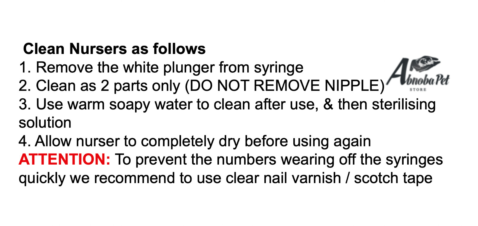 Syringe Milk Nursers with / without pre-made Hole All Size Puppy Kitten Whelping