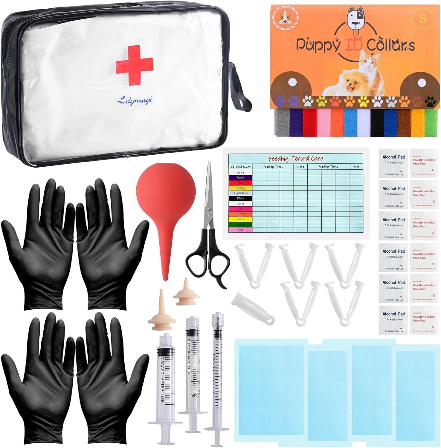 Puppy Kitten Whelping Kit,Birthing Supplies for Newborn Puppies and Kittens…