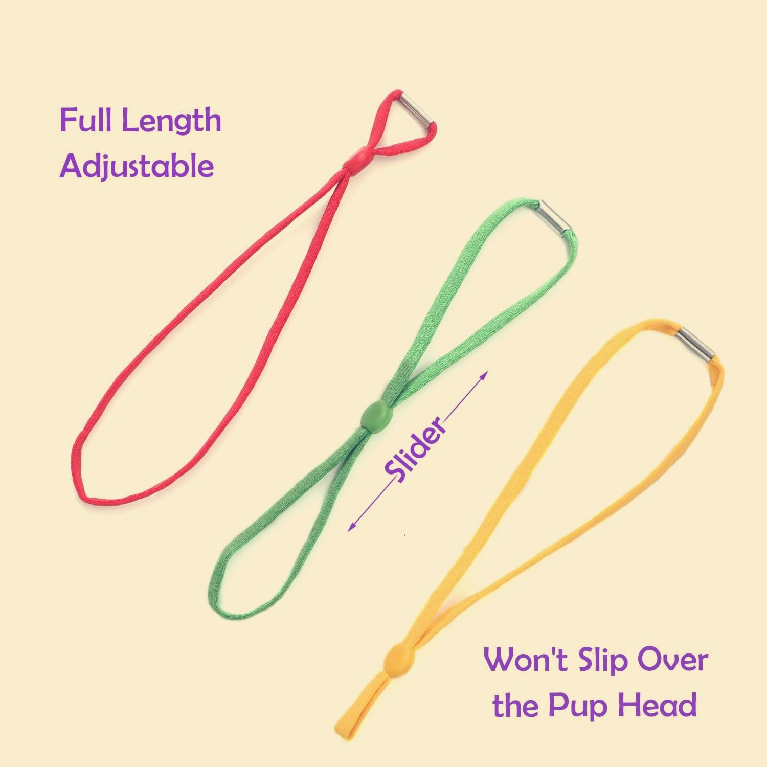 Stretchy Whelping Collars for Medium to Large Puppies, 15 Colors 60Pcs Assort…