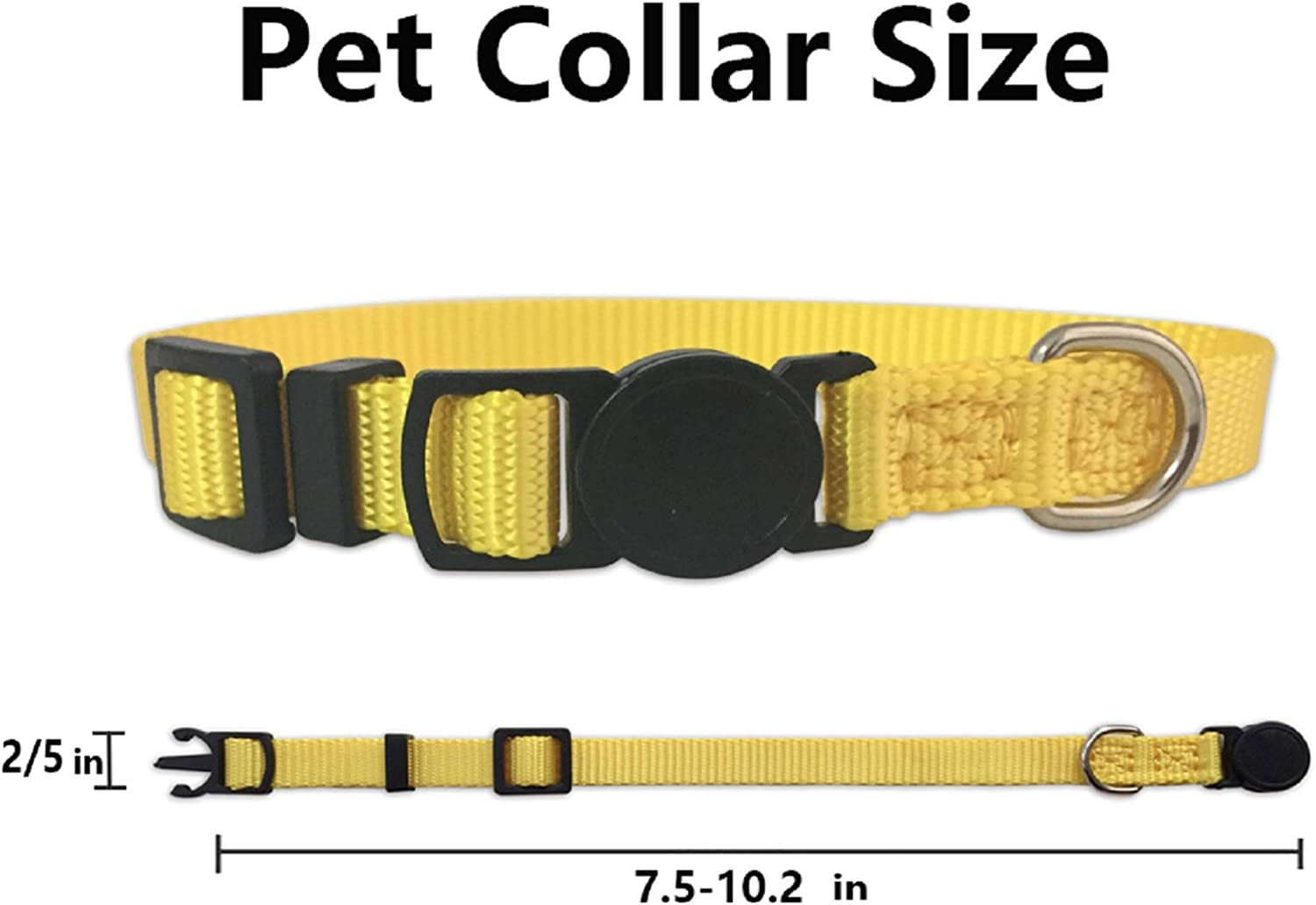 Puppy ID Collar Identification Soft Nylon Adjustable Breakaway Safety Whelping