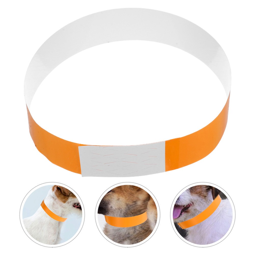 100 PCS Pet Collars Newborn Puppy Identification Dog Tag Tags for Small Dogs
