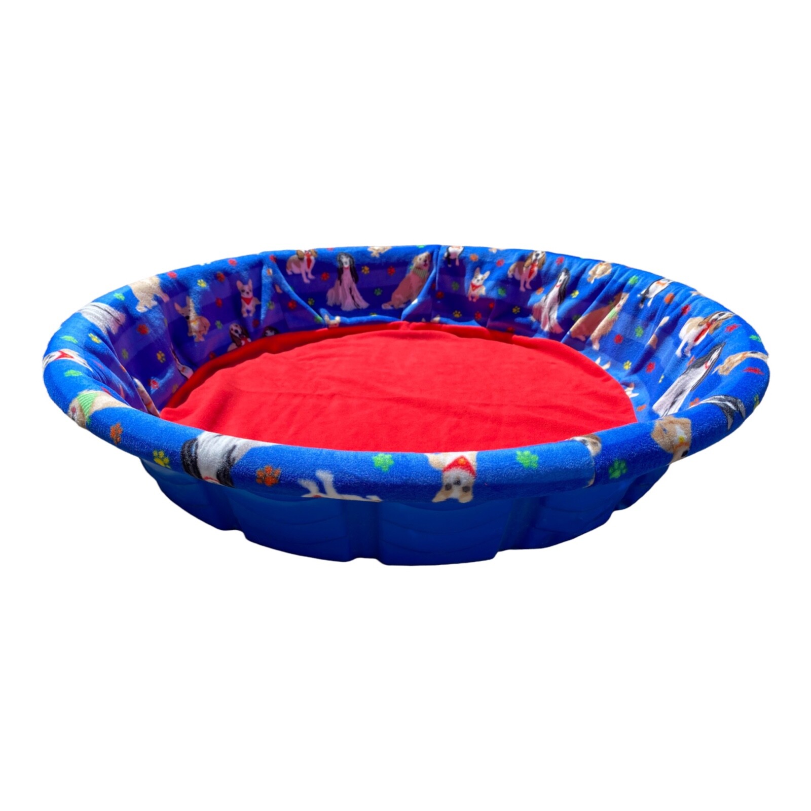FREE USA SHIPPING! Small Fleece Whelping Kiddie Pool Liner for Dogs 0-24 Pounds