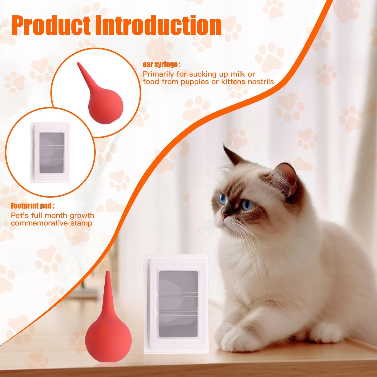 Whelping Kit for Puppies & Kittens – Birthing Supplies, Feeding Set, Collars, Bo
