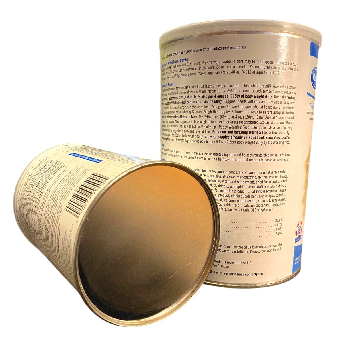 ESBILAC PetAg PetLac 12oz Puppy Milk Replacement Powder 28oz 12oz =52oz BB 2023