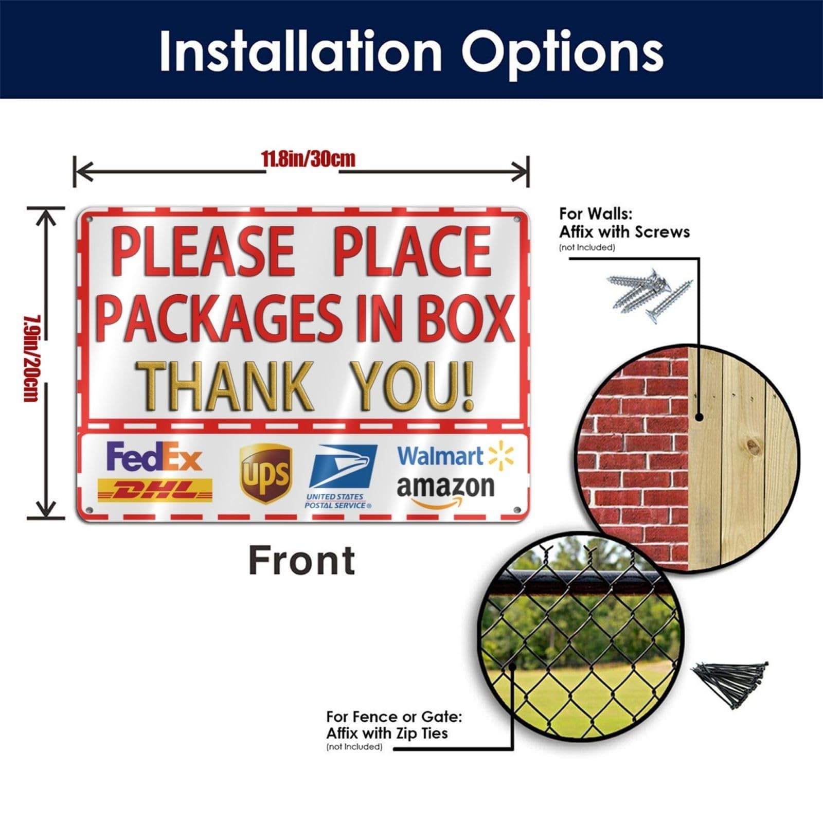 Delivery Signs for Packages, Package Delivery Boxes for outside Use – Please …