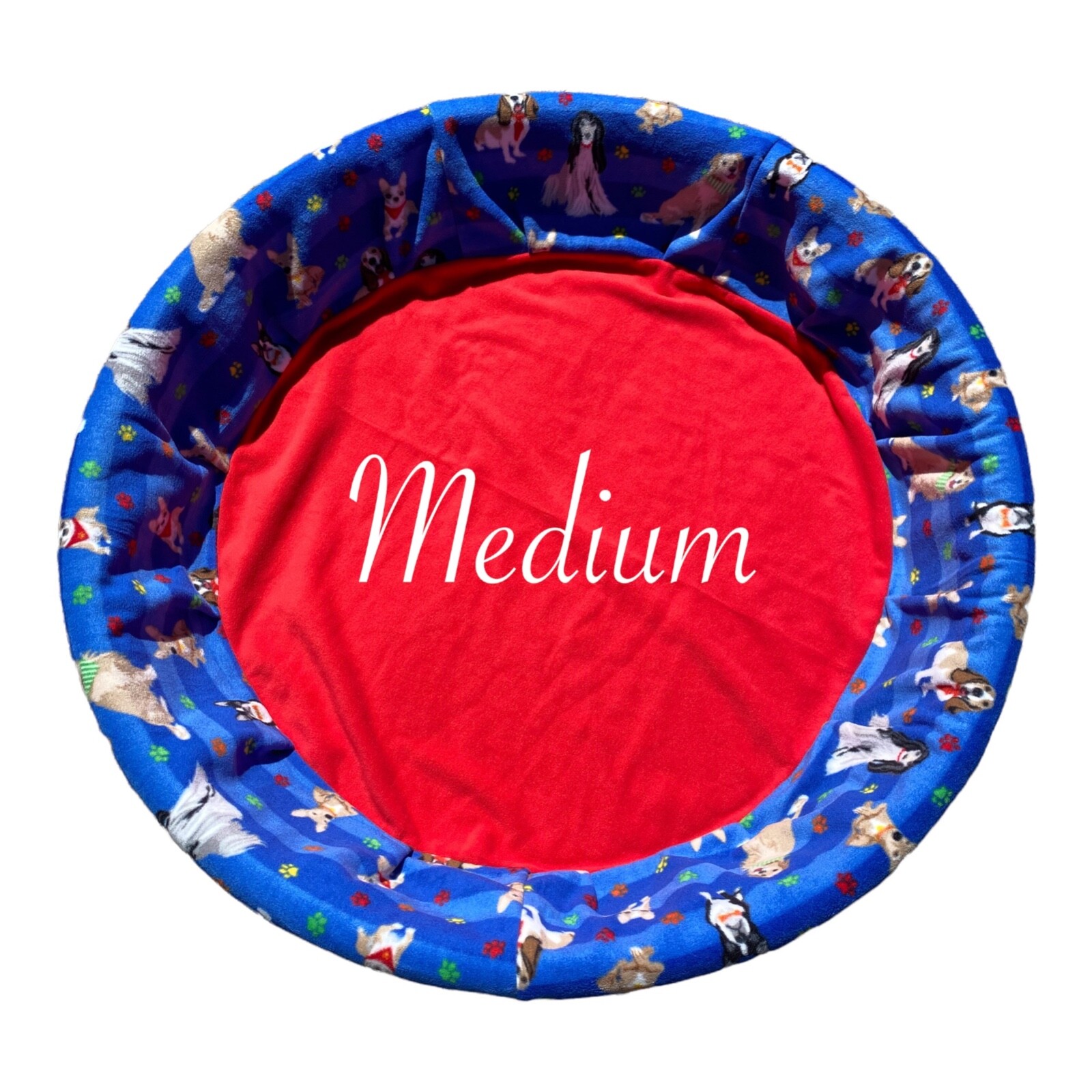 FREE USA SHIPPING Medium Fleece Whelping Kiddie Pool Liner for Dogs 25-49 Pounds