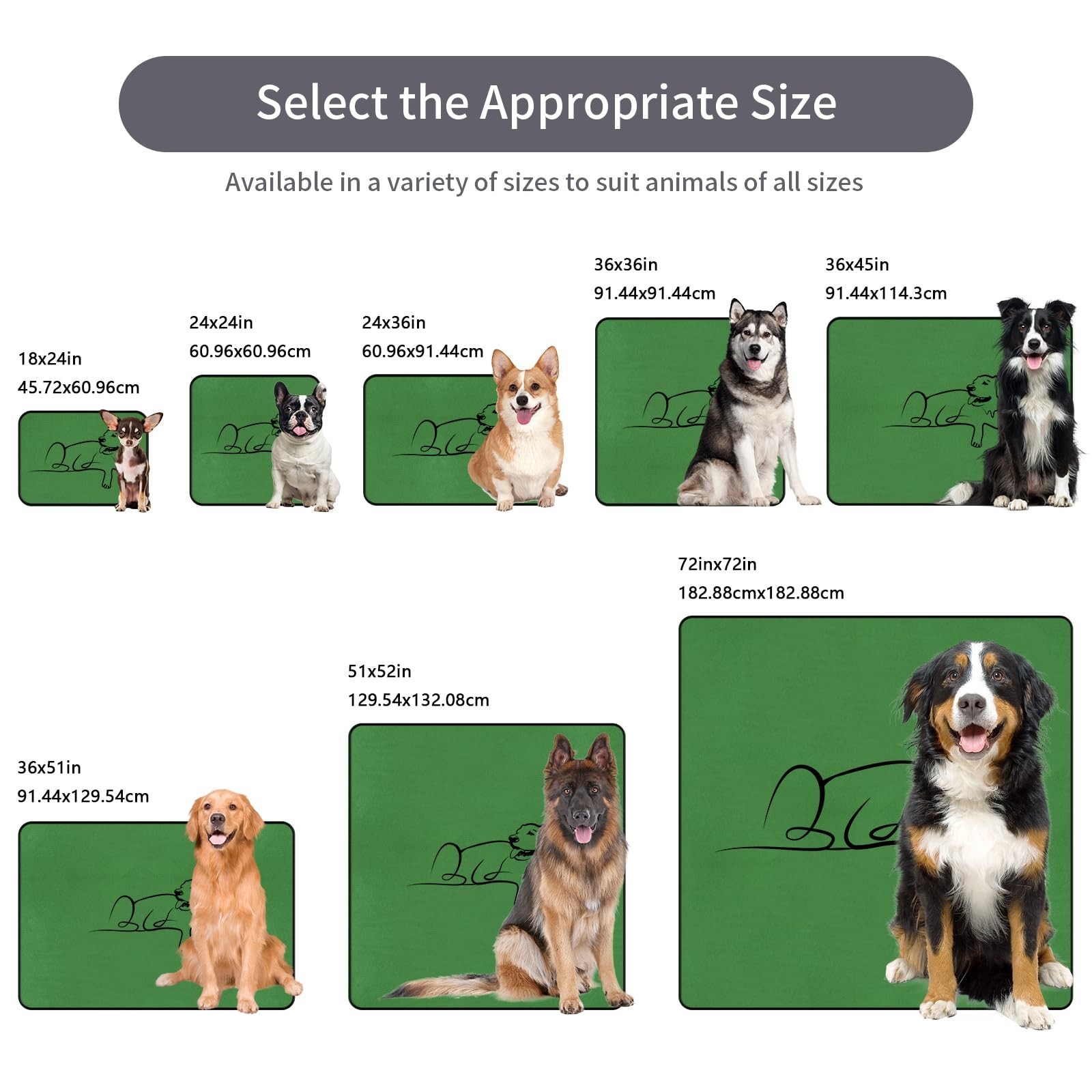 Washable Pee Pads for Dogs, Absorbency Reusable Waterproof Non-Slip and Leak-…