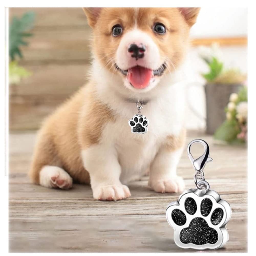 YJT Dog Cat Tags Personalized for Pets Puppy Collar Small, Black（Pet Tag）