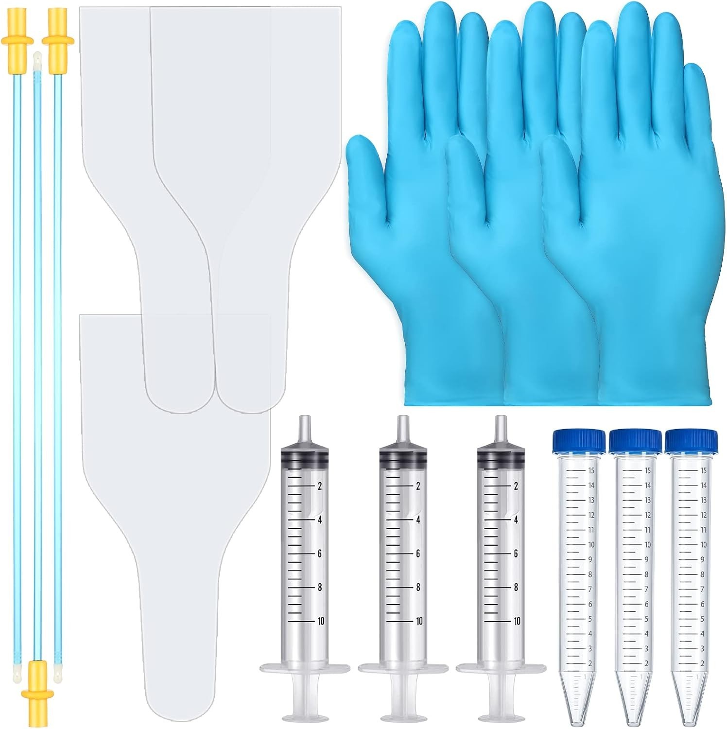 3 Set AI Artificial Insemination Dog Breeding Kit, Canine Tube Semen Collection