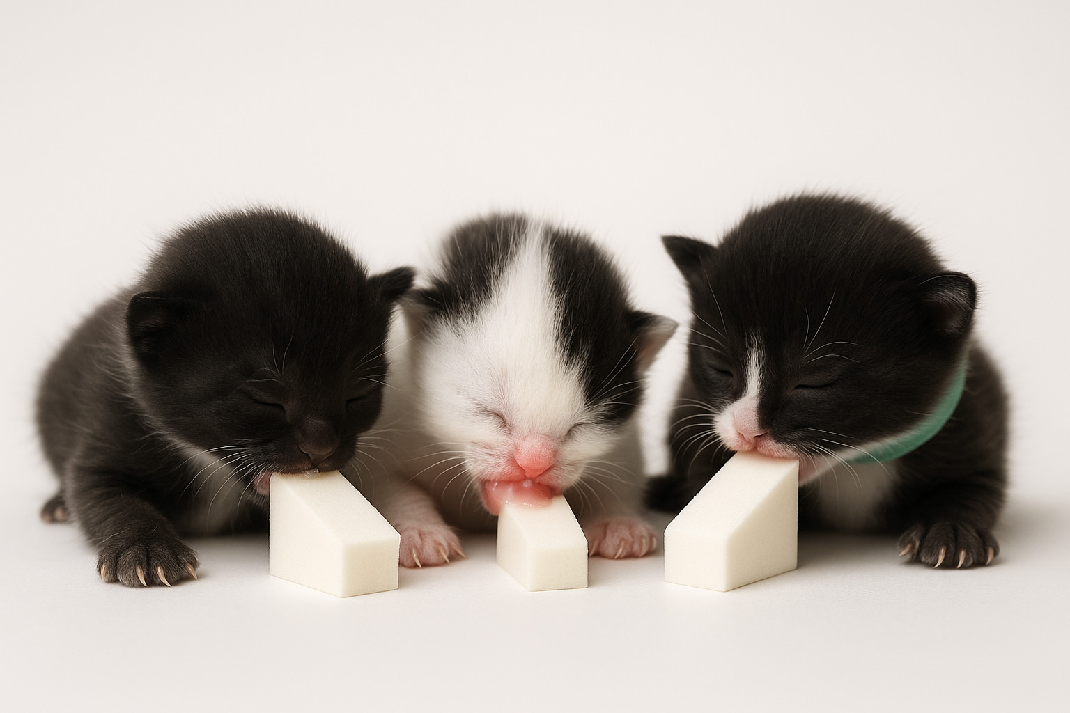 Nursing Sponge Kit Wedges & Feeding Syringes Puppy & Kitten Whelping Life Saver