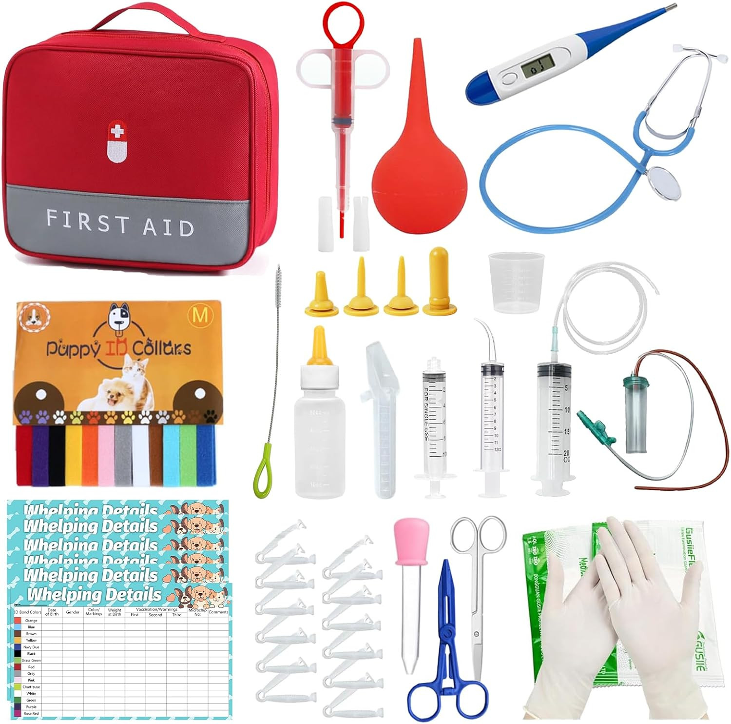 Puppy Whelping Kit, Kitten Puppy Whelping Supplies, Newborn Puppy Essentials, Wh