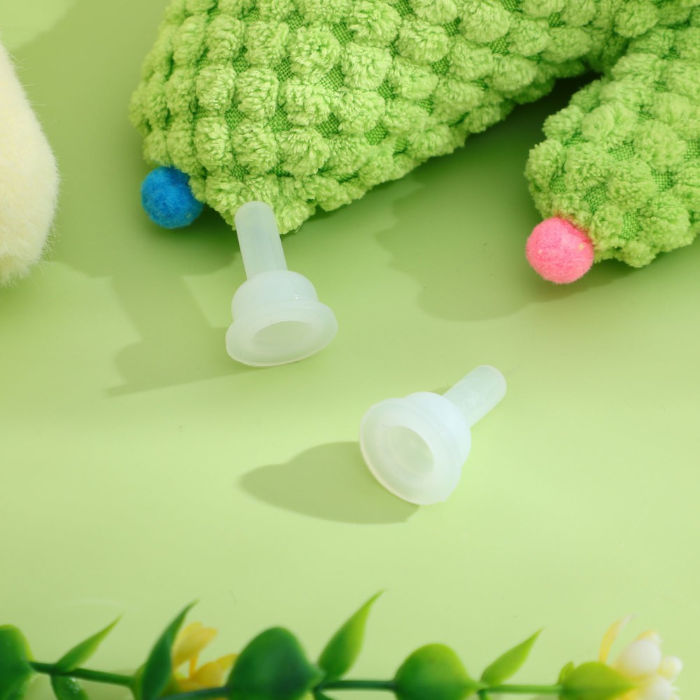 40Pcs Silicone Pet Nurser Nipples Reusable Feeding Pacifiers for Small Pets