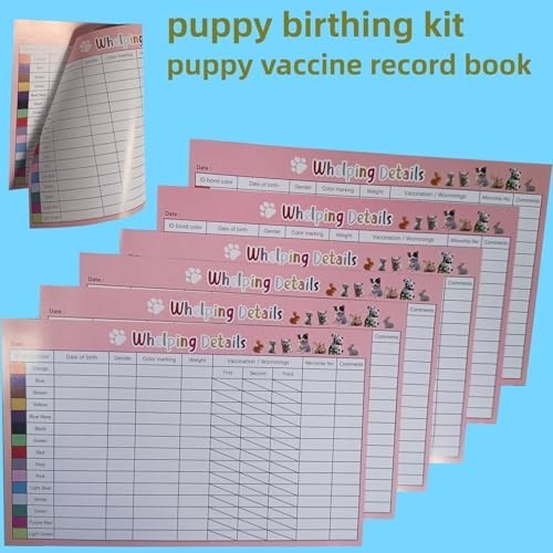 Whelping Kit for Puppies & Kittens – 77-Piece Birthing Essentials & Feeding Supp