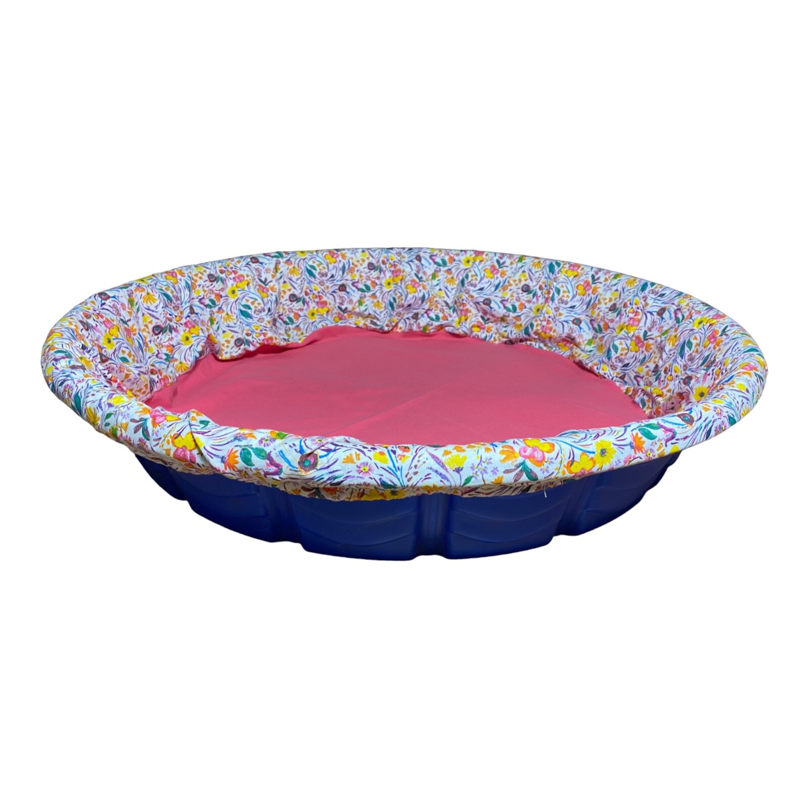 MEDIUM “Wildflowers” Handmade Fleece Whelping Kiddie Pool Liner for Puppy Breed