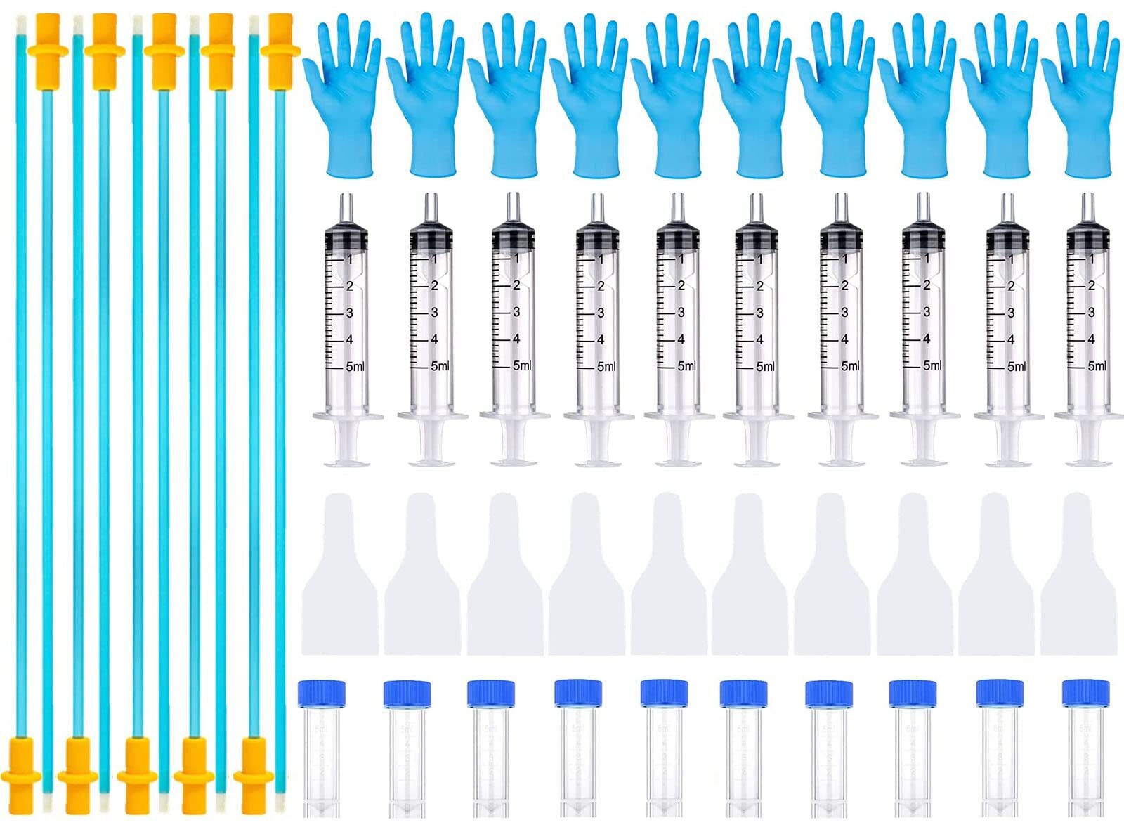 10 Set AI Artificial Insemination Dog Breeding Kit Canine Breeding Kit 11.8 inch