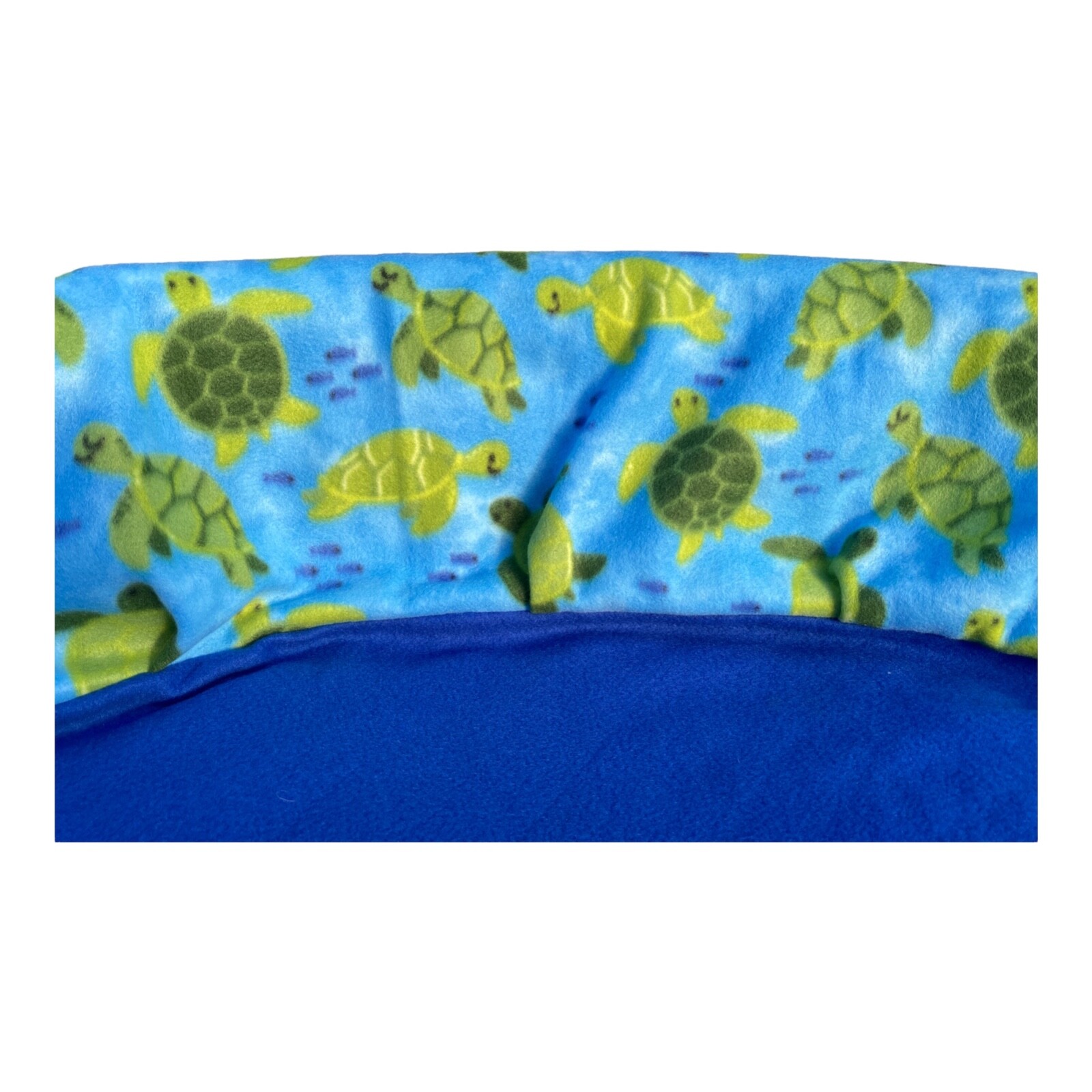 SMALL “Turtles” Handmade Fleece Whelping Kiddie Pool Liner for Puppies