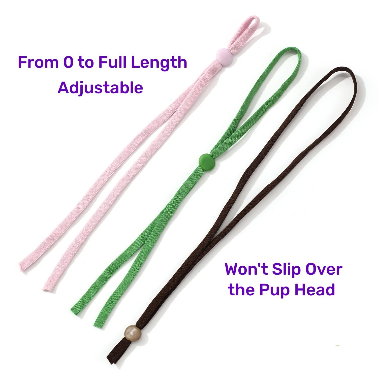 Stretchy Puppy Collars for Litter, 150Pcs Assorted Adjustable Identification …