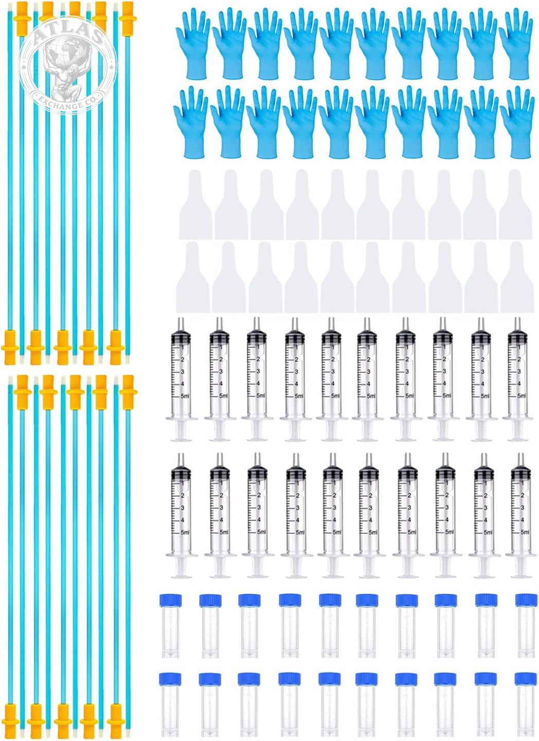 20 Set AI Artificial Insemination Dog Breeding Kit, Canine Breeding Kit, Dog Ins