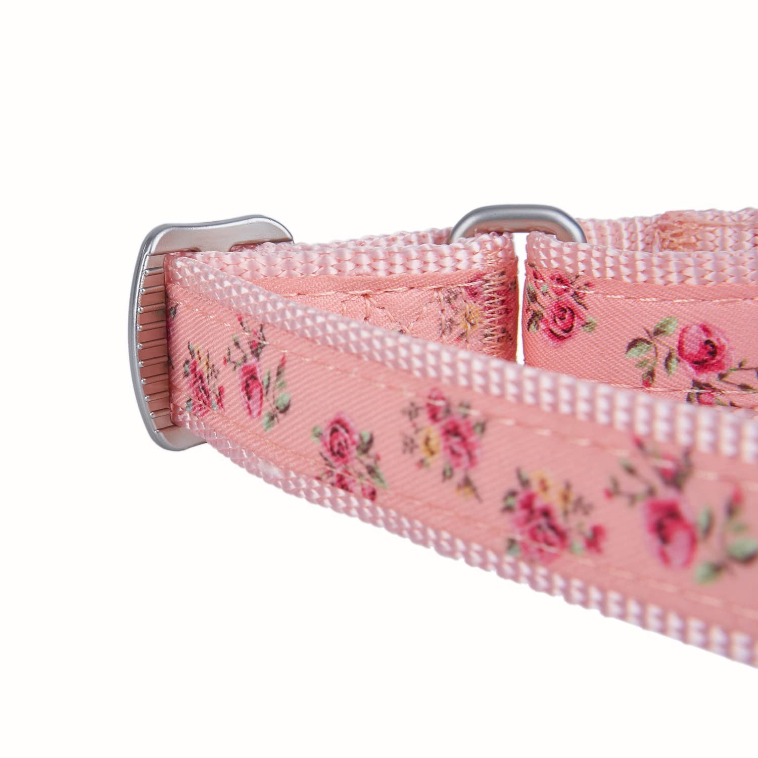 Martingale Dog Collars with Quick Snap Buckle in Floral Print Flower Nylon No…