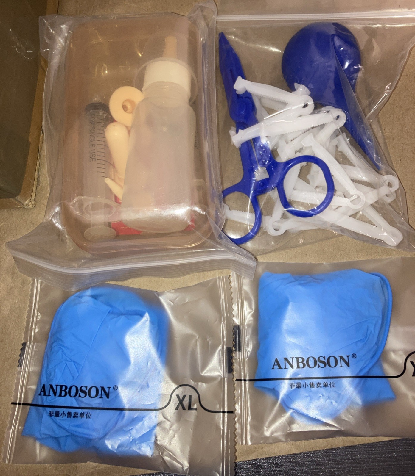 52Pcs Puppy Whelping Kit, Newborn Pets Whelping Supplies W/Scales & More