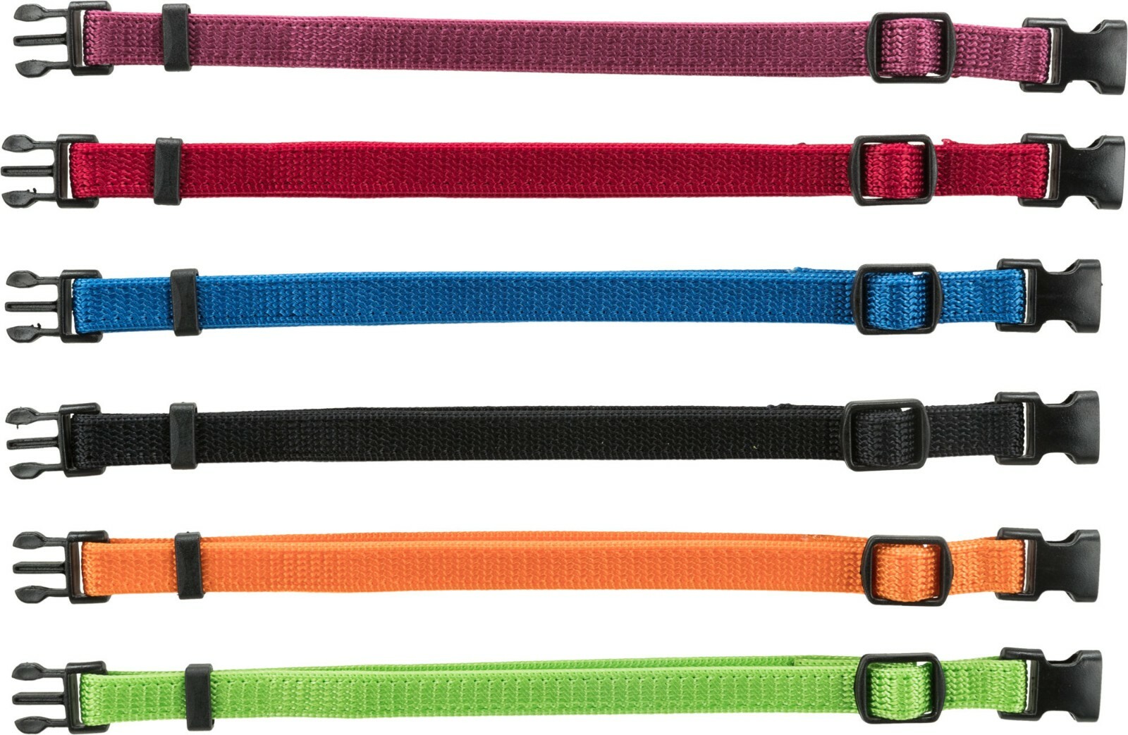 Whelping Soft puppy Collars Adjustable Washable Quick Release Buckle M-L 22-35cm