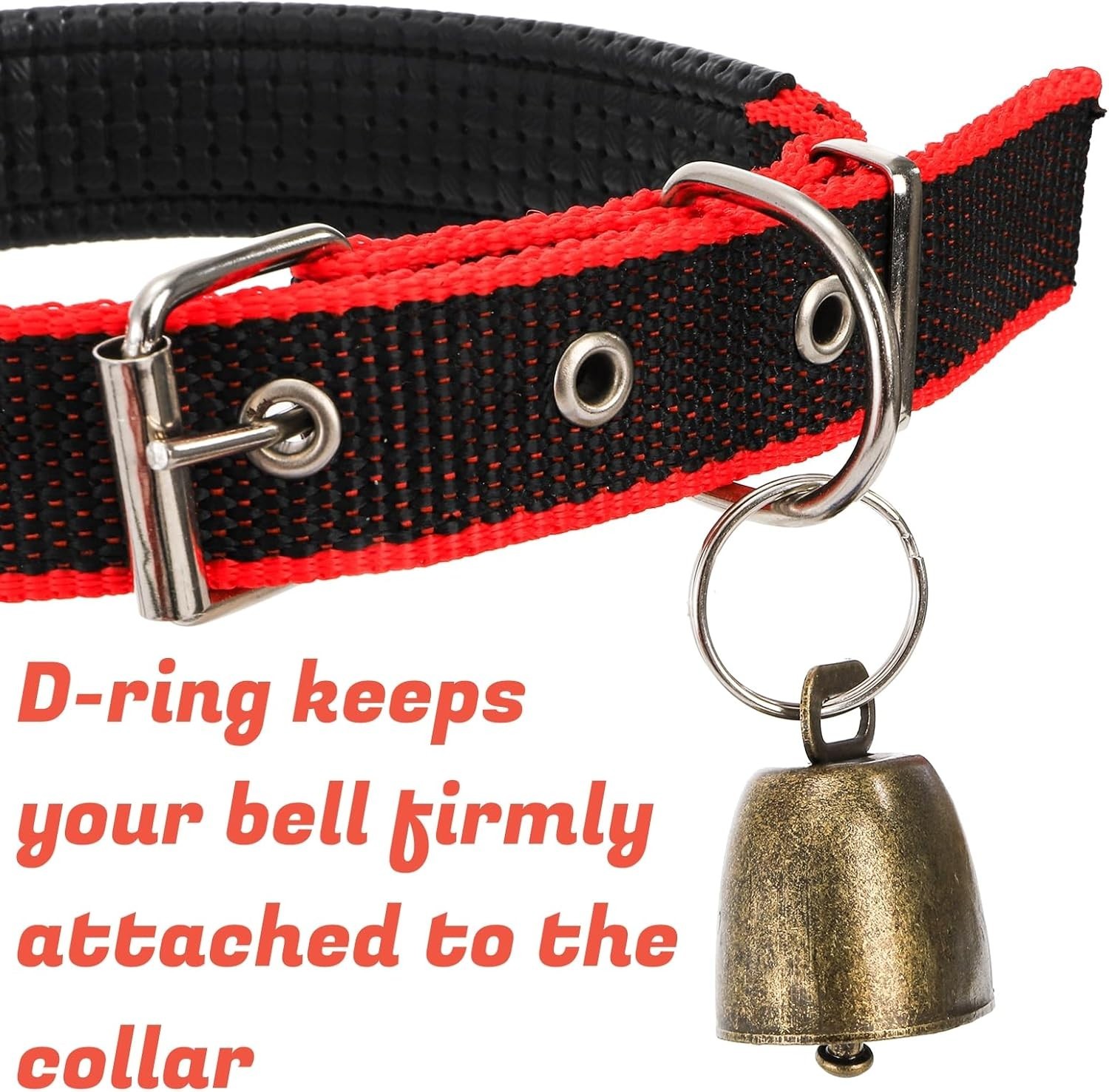 12 Pack Goat Collars with Bells, Adjustable Nylon Sheep Collar with Anti-Lost…