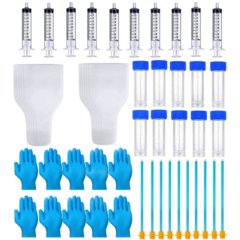 50 Pieces of Set AI Artificial Insemination Dog Breeding Kit, Disposable Canine