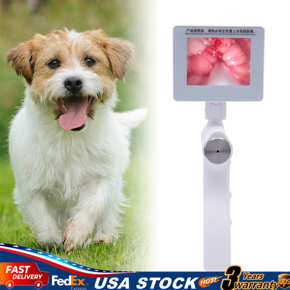 Visual Dog Artificial Insemination Gun Kit AI Breeding Machine Waterproof Camera