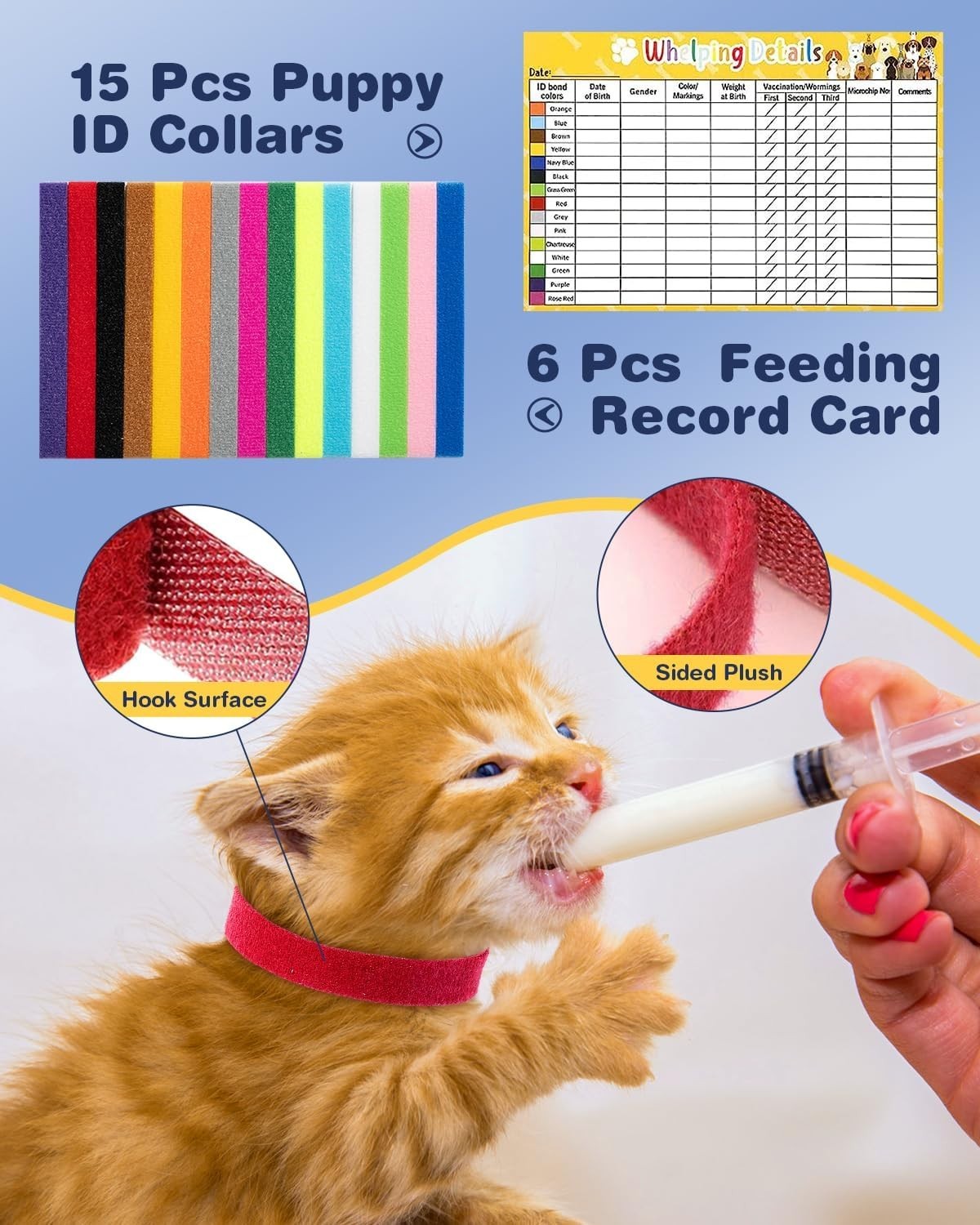 Complete 52-Piece Puppy Whelping Kit with Health Monitoring Tools for Breeders