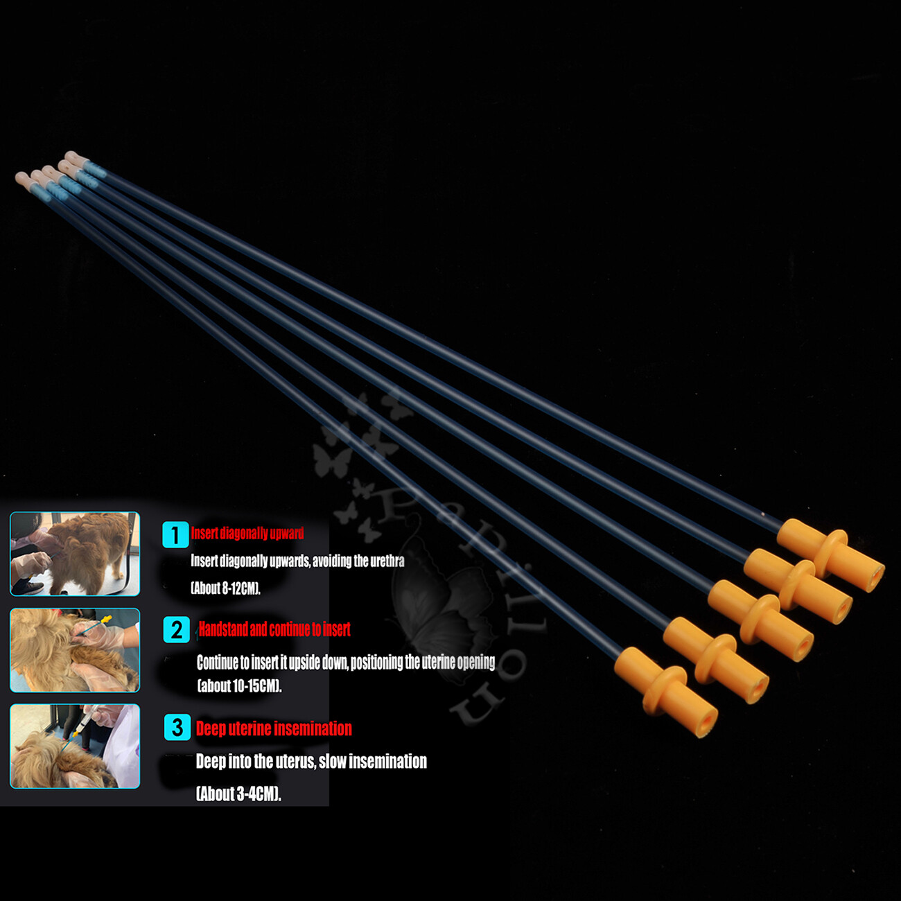 Dog Disposable Artificial Insemination Catheters Rods Breeding Tubes