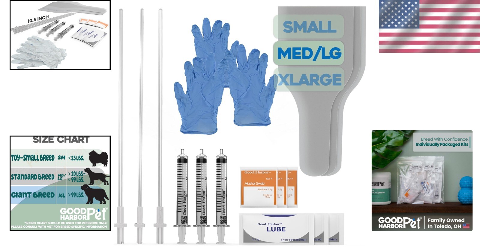 Three-Part Canine AI Insemination Kit – Perfect for Medium and Large Breeds