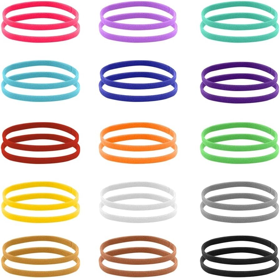 Adjustable Puppy Whelping Collars – 30 Soft ID Bands for Puppies and Kittens