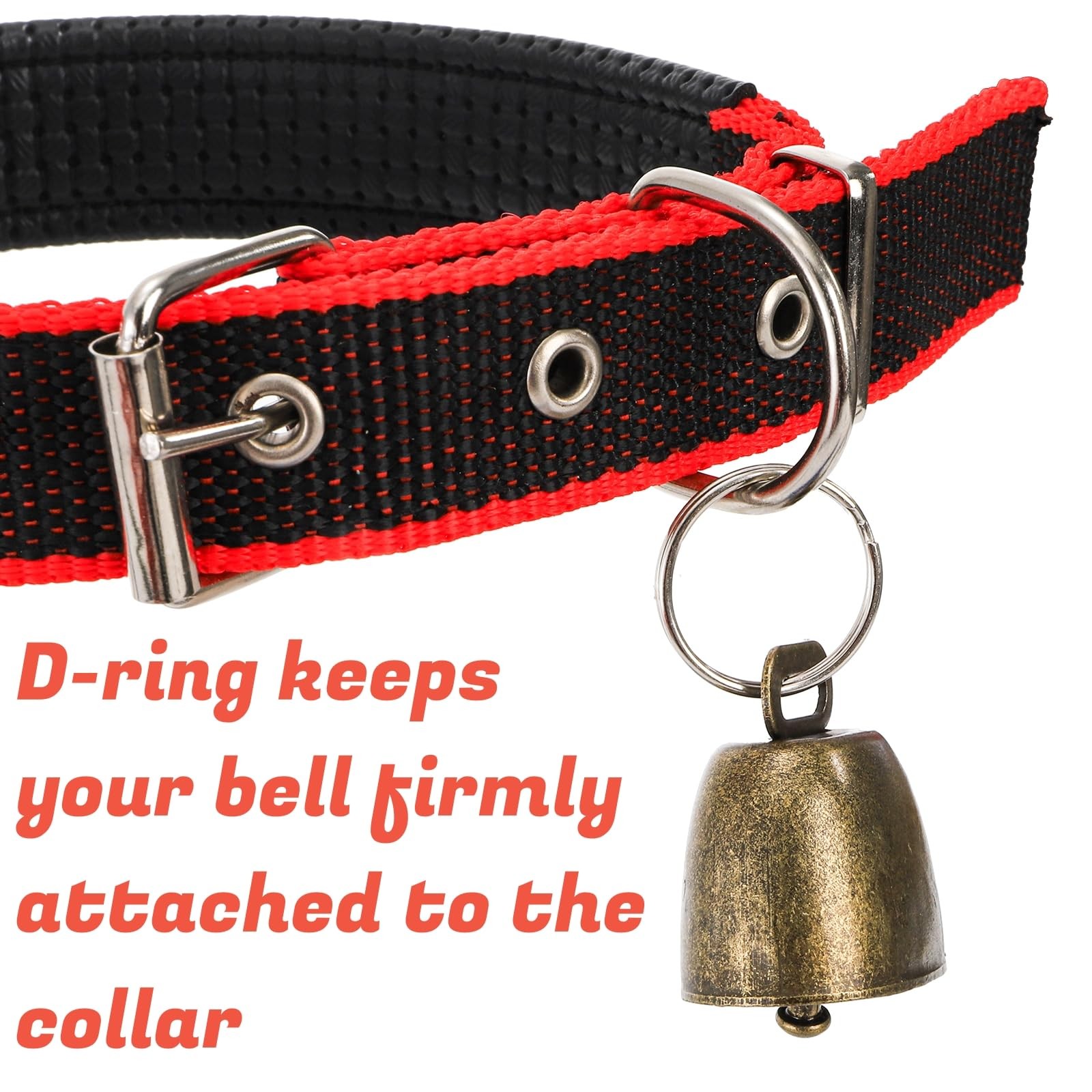 12 Pack Goat Collars with Bells, Adjustable Nylon Sheep Collar with Anti-Lost…