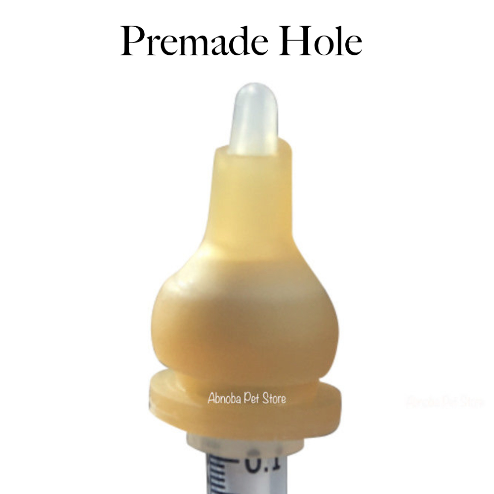 Syringe Nursers Premade Modified Nipple Teat 0.5ml-35ml Pup Kitten BREEDER PACKS