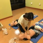 a Basic life support class at the birthing center of ny