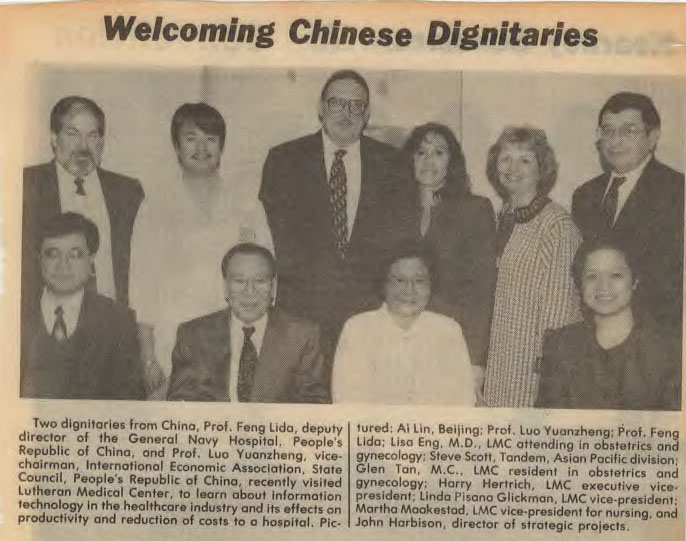 Dr. Lisa Eng welcomes Chinese dignitaries