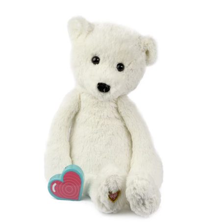 My Baby's Heartbeat Bear Vintage White Bear